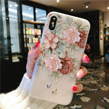 Load image into Gallery viewer, USLION Flower Silicon Phone Case For iPhone 7 8 Plus