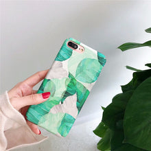 Load image into Gallery viewer, Hard PC Marble Case for iphone XS Max XR X 10 Fashion Green