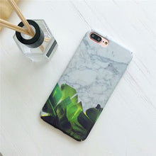 Load image into Gallery viewer, Hard PC Marble Case for iphone XS Max XR X 10 Fashion Green