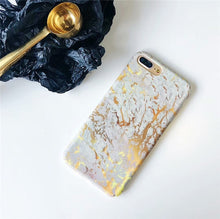 Load image into Gallery viewer, Hard PC Marble Case for iphone XS Max XR X 10 Fashion Green