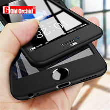 Load image into Gallery viewer, 360 Full Cover Phone Case For iPhone X 8 6 6s 7 Plus 5 5s SE