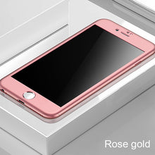 Load image into Gallery viewer, 360 Full Cover Phone Case For iPhone X 8 6 6s 7 Plus 5 5s SE