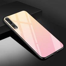 Load image into Gallery viewer, Gradient Tempered Glass Phone Case For Huawei Honor 8X Mate