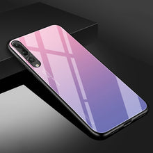 Load image into Gallery viewer, Gradient Tempered Glass Phone Case For Huawei Honor 8X Mate