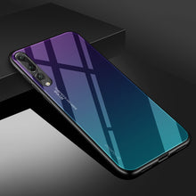 Load image into Gallery viewer, Gradient Tempered Glass Phone Case For Huawei Honor 8X Mate