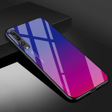 Load image into Gallery viewer, Gradient Tempered Glass Phone Case For Huawei Honor 8X Mate