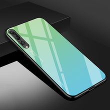 Load image into Gallery viewer, Gradient Tempered Glass Phone Case For Huawei Honor 8X Mate