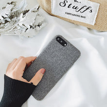 Load image into Gallery viewer, SoCouple Cloth Texture Soft case For iphone 7 Case For iphone 6 6s 7 8