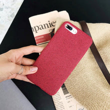 Load image into Gallery viewer, SoCouple Cloth Texture Soft case For iphone 7 Case For iphone 6 6s 7 8