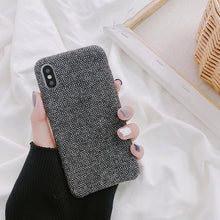 Load image into Gallery viewer, SoCouple Cloth Texture Soft case For iphone 7 Case For iphone 6 6s 7 8