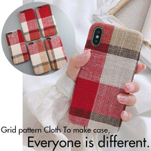 Load image into Gallery viewer, SoCouple Cloth Texture Soft case For iphone 7 Case For iphone 6 6s 7 8